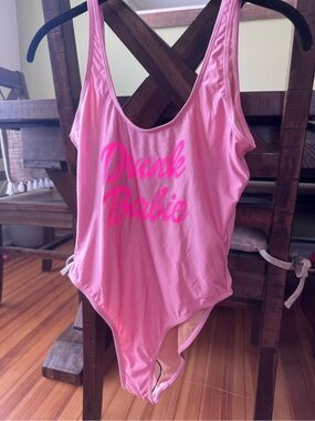 Pink 'Drunk Barbie' Women’s One-Piece Swimsuit